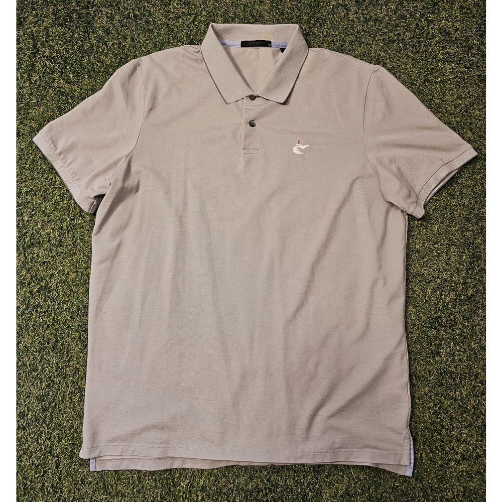 GREYSON Golf Polo Mens Sz XL Gray Logo